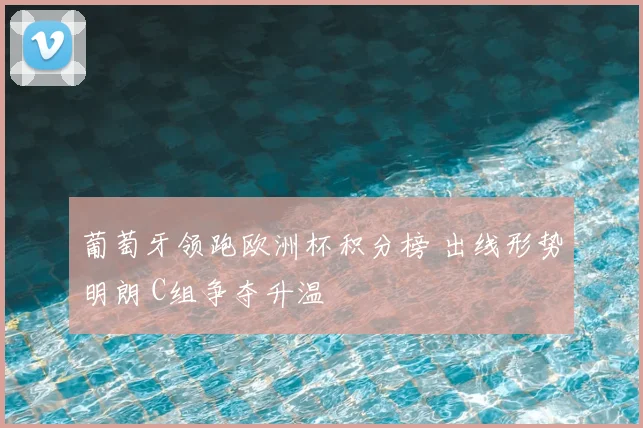 葡萄牙领跑欧洲杯积分榜 出线形势明朗 C组争夺升温